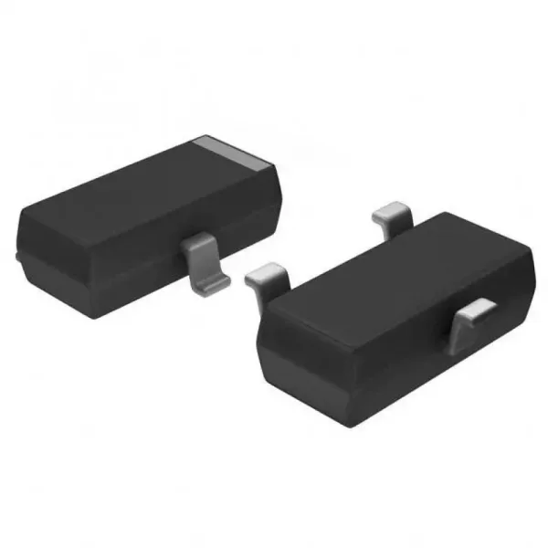 Транзистор биполярный BC847C, NPN, 45 В, 0,1 А, SOT-23